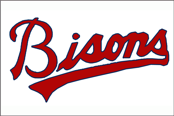 Buffalo Bisons 1988-1997 Jersey Logo vinyl decal